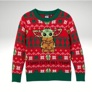 Star Wars Kids Fair Isle Holiday Pullover Sweater